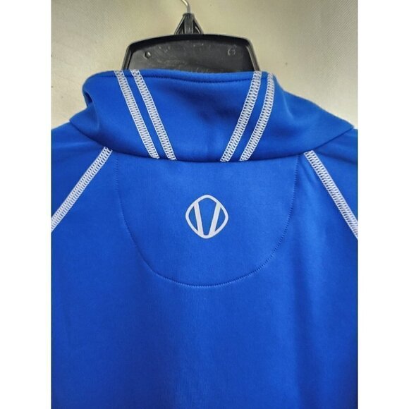 𝅺sunice Blue 1/4 Zip Logo Long Sleeve Activewear Pullover Top Size XL - Picture 5 of 6